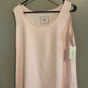 Charter club plus misty pink tank, size 1X
